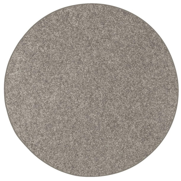 Saturn Collection Solid Color Area Rugs, 4 Round Area Rugs