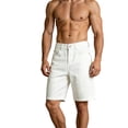 thumbnail image 6 of ZRGHAOYLQ Men's Straight Leg Denim Shorts Trendy Baggy Outdoor Jean Shorts Mid Waist Vintage Summer Shorts with Pockets, 6 of 8