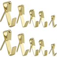 thumbnail image 4 of Ganchos de pared de metal LIUYMXG juego de ganchos para cuadros con kit de clavos color dorado, 4 of 5