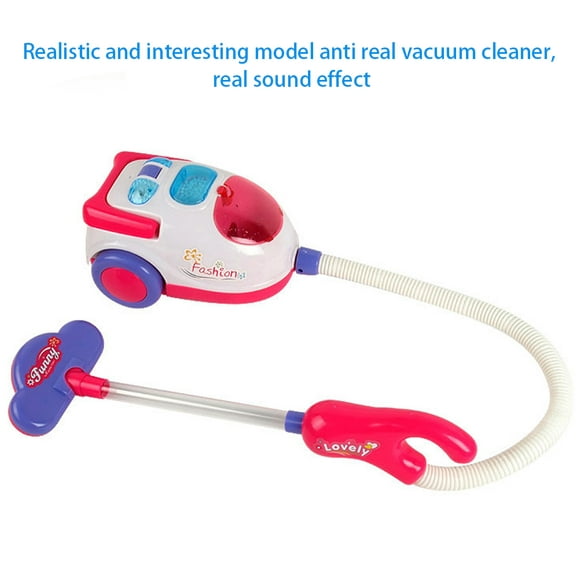 Child Pretend Vacuum Cleaner Play Toy Simulation Vacuum Cleaner Nontoxic  Children's Educational Toys