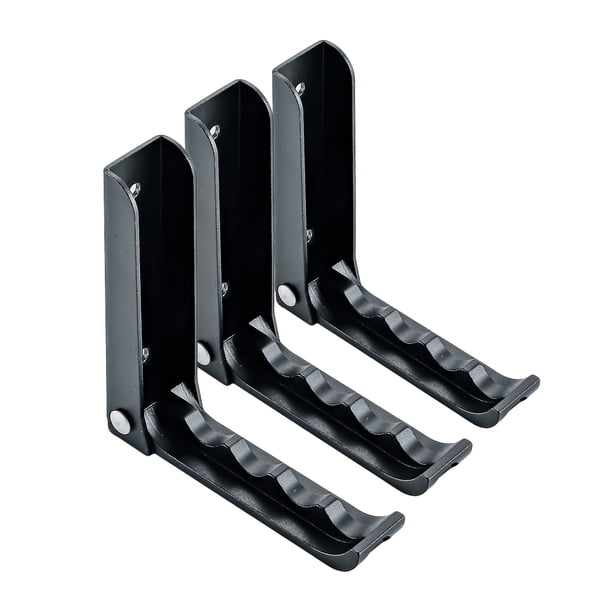 Percha de pared 3x ganchos colgantes de pared percha de tela de aluminio percha para dormitorio sala de Magideal Percha de pared