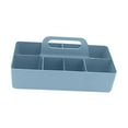 thumbnail image 4 of Caja organizadora portátil apilable, organizador de maquillaje minimalista que ahorra espacio. Azul, 4 of 9