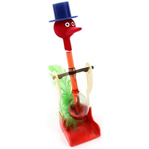 forum novelties blue retro happy dippy drinking bird