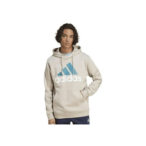 Adidas Men’s Badge of Sport Logo Fleece Hoodie Wonder Beige, 2XL