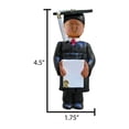 thumbnail image 6 of Personalized 2024 Graduation Ornament - Class of 2024 Ornament, Senior 2024 Ornament, Senior Year Christmas Ornament, Graduate Ornament 2024 - Black Male - Free Customization, 6 of 10
