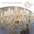 MANLINGDA 40pcs Chandelier Connection Ring Crystal Chandelier Split