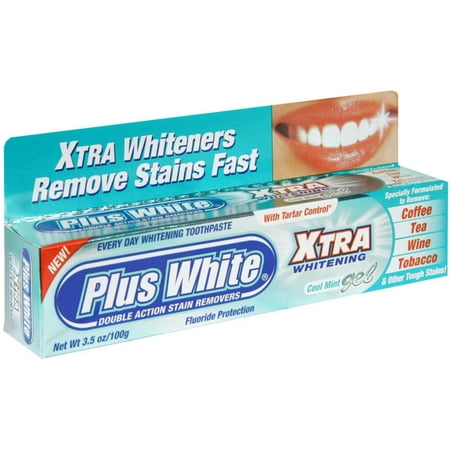 Plus White Gel blanchissant Xtra Dentifrice menthe fraîche 3,50 oz