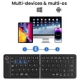 thumbnail image 3 of Mini Foldable Bluetooth Wireless Keyboard (Sync Up to 3 Devices), Portable Folding Keyboard for Android Windows, 3 of 5