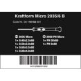 thumbnail image 4 of Wera 2035/6 Kraftform MicroSlotted/Phillips Electronics Screwdriver Set and Rack, 6-Piece, 4 of 4
