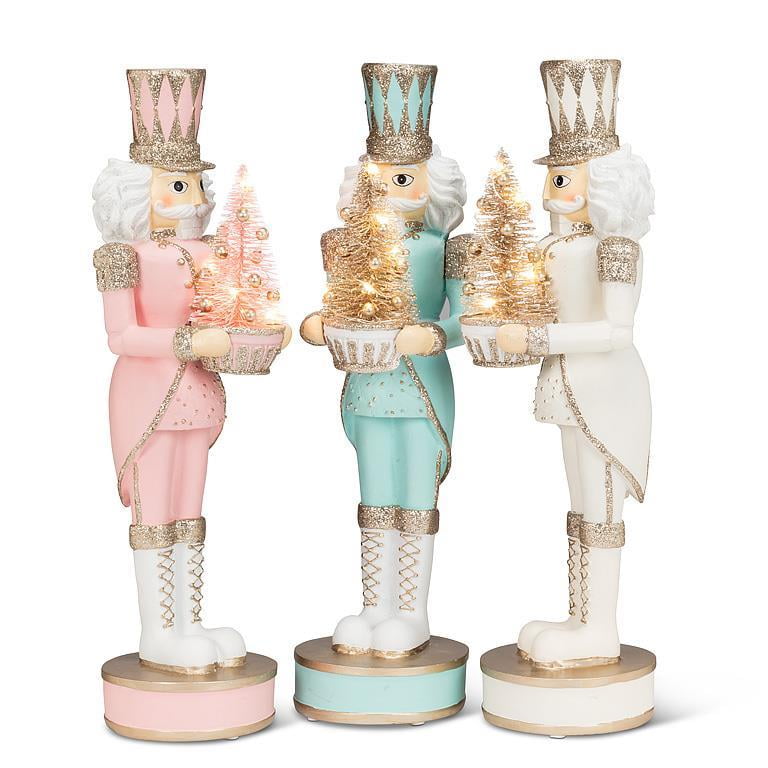 Abbott Collection Nutcracker with Tinsel Tree - Thumbnail 4