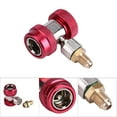 thumbnail image 3 of Aramox Quick Connector Adapter, R134 A C Low High Quick Connector Air Conditioning Coupler Adapter Extractor Valve Core, 3 of 7