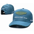 thumbnail image 2 of Aston Martin F1 Black Racing Cap - Iconic Wings & Team Logo, 2 of 12