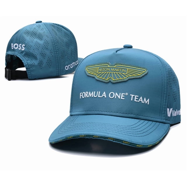 Aston Martin Formula 1 Cap - Premium Teal & Black Racing Hat