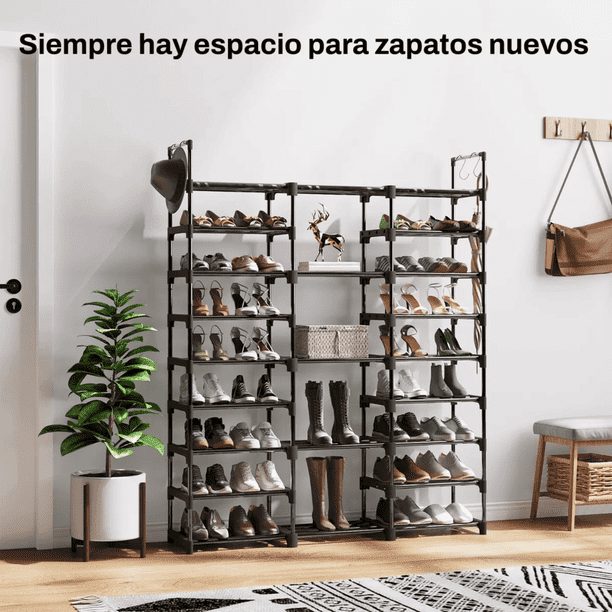 Zapatera Organizador De Niveles Metal 55 Pares De Zapatos