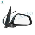 thumbnail image 3 of Right Passenger Side Power Foldaway View Mirror Chrome/Convex+Warning Black Textured For 2005-2012 Nissan Pathfinder, 3 of 8
