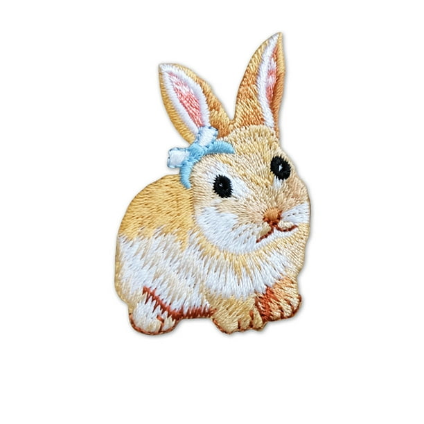 Cute Rabbit Embroidery Patches Clothes Clothes Sewing Bunny