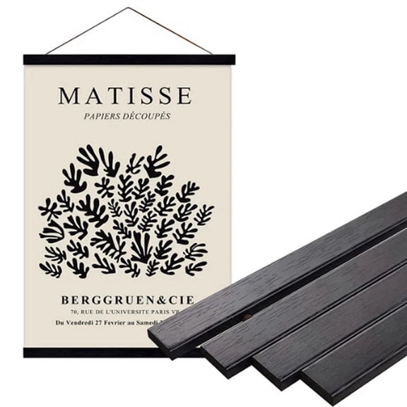 Magnetic Wooden Picture Poster Hanger Frames Photos Wall Art Canvas Print Painting Wood Living Room Home Decor B-21CM