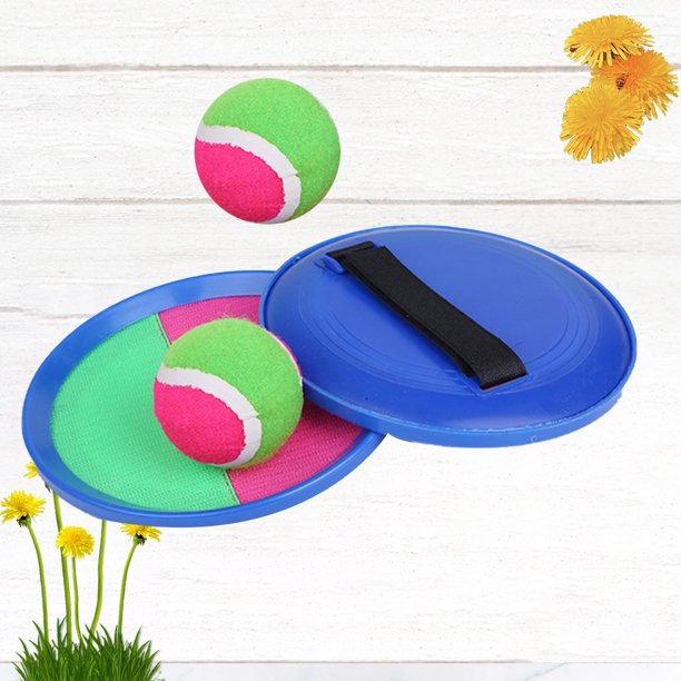 BSTDAYEVER Balle Raquette Scratch Jeux de Lancer et D'attraper Enfants | Lancer Catch Ball Jouet 2Pcs Jeu de Raquette Plage Balles Raquettes avec 4 Balles pour Jardin Extérieur Cour Piscine Plage BSTDAYEVER Balle Raquette Scratch Jeux de Lancer et D'attraper Enfants | Lancer Catch Ball Jouet 2Pcs Jeu de Raquette Plage Balles Raquettes avec 4 Balles pour Jardin Extérieur Cour Piscine Plage