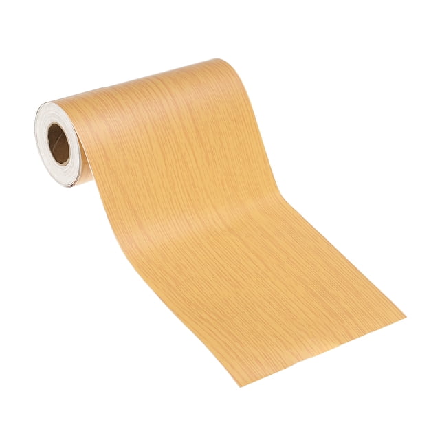 Uxcell Ruban de Réparation Grain de Bois Auto-Adhésif, Patch de Réparation Grain de Bois Réaliste Multi-Usage pour Meubles Chêne Américain 33'x 4 Pouces