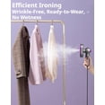 thumbnail image 4 of Portable Steam Iron, Handheld Garment Ironing Machine, Mini Ironing Machine Home Travel Iron for Clothes, Curtains, Tablecloths, Bedding, Upholstery(wwx), 4 of 7