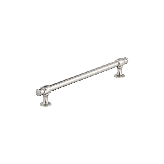 Amerock Winsome 7-9/16 inch (192mm) Center-to-Center Polished Nickel Cabinet Pull