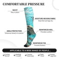 thumbnail image 2 of Sikiie Underwater Swimming Guinea Pig 1 Pairs Compression Socks for Men and Women 15-20 mmHg Running Support Socks, 2 of 7