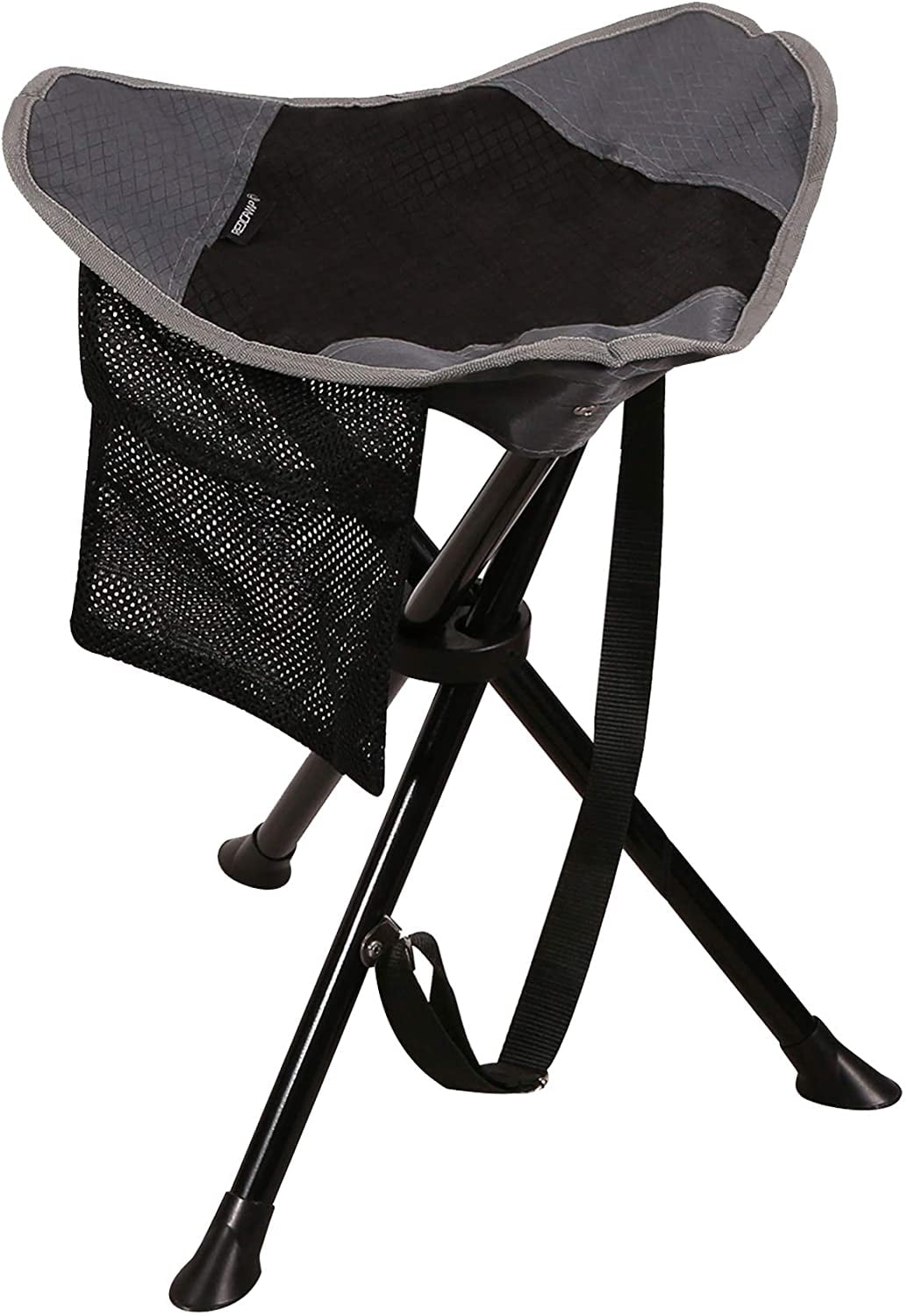 REDCAMP Camping Stool Folding 220lb 17inch Tall Lightweight 3 Legged