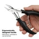 thumbnail image 4 of Kit de 2 herramientas para uñas encarnadas, alicates de acero inoxidable para cutículas, cortauñas, levantador de uñas, tijeras para uñas encarnadas y gruesas., 4 of 9