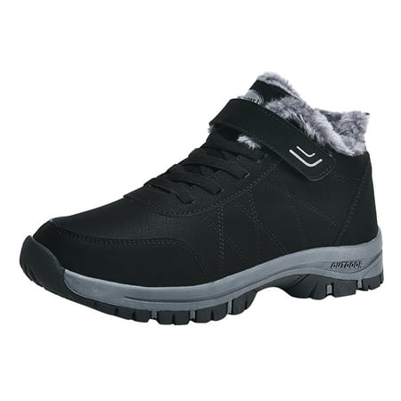 

QYZEU Wedge Boots for Women Booties Snow Boots With Bows for Women Fashion Couples Women Winter Flat Lae Up Keep Warm Snow Boots Comfortable Short Boots Sport Shoes