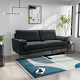 thumbnail image 6 of Pemberly Row 70" Modern Track Arm Tufted Fabric Sofa in Dark Gray, 6 of 8