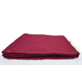 thumbnail image 4 of Gorgeous Home Linen Twin Super Lightweight Quilt Nena Set Hotel Quality Reversible Solid Color Curved Stitch Pattern Use Anywhere Includes Pillowcases Burgundy, 4 of 6