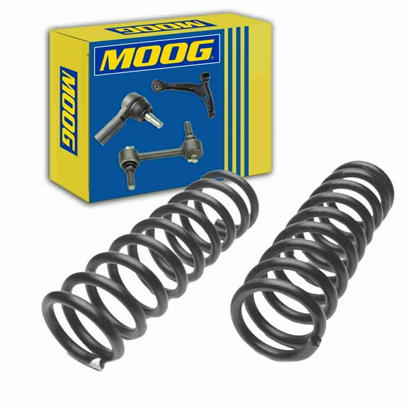 MOOG Front Coil Spring Set compatible with Chevrolet Caprice 4.3L 5.0L 5.7L 6.6L 7.4L V8 1974-1996