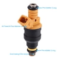 thumbnail image 3 of Unique Bargains 6pcs Replacement 0280150943 Fuel Injector for Ford Bronco 5.0L/5.8L V8 93-94, 3 of 8