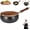 Wooden Cover, variant on 9.5Inch Professional-Grade Uncoated Iron Pot, Pre Seasoned Japanese Iron Pan, Japanese Cast iron Pan, Uncoated Thick Iron pot - Unenameled Cast Iron Casserole Ideal for All Hobs(RL)