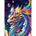 thumbnail image 1 of 5D DIY Con Taladro Cielo Estrellado Dragón Colorido 30x40cm, 1 of 9