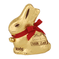 thumbnail image 1 of Lindt GOLD BUNNY Milk Chocolate Easter Bunny, 100grams, 1 of 8
