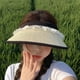 thumbnail image 5 of Sombrero de paja con encaje ajustable y circunferencia de 55 a 58 cm, sombrero de copa vacío para mujer, sombrero de verano que cubre la cara, sombrero protector solar, sombrero, 5 of 6