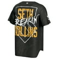 thumbnail image 3 of Men's ProSphere Black Seth Rollins Visionary Fashion Baseball Jersey, 3 of 3