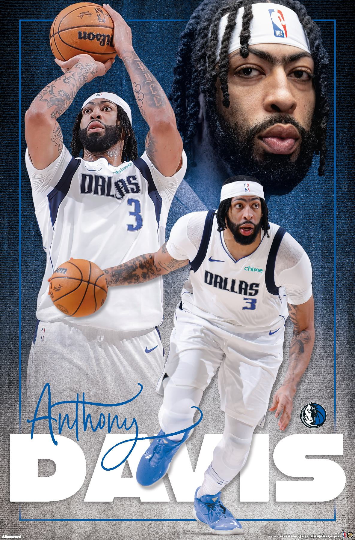 NBA Dallas Mavericks - Logo 21 Wall Poster, 22.375\, image size:1185x1800