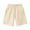 Beige, variant on Hiijoy Toddler Boys Active Sport Shorts Solid Color Elastic Waist Casual Shorts, Sizes 3-4T