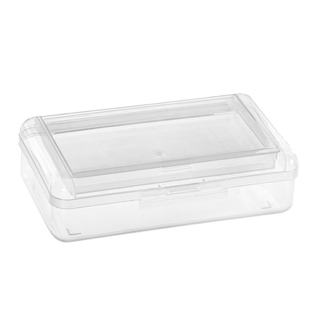 Fesfesfes Stackable Double-Layer Supply Box,Clear Snap-Lid Organizer for Office Stationery,Classroom Tools Stylish Office Supplies Storage Organizer Box