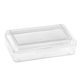 thumbnail image 2 of Fiudx Estuche de Plástico Abs Transparente de Gran Capacidad. Apilable, con Tapa a Presión para Bolígrafos, Lápices y Marcadores. 8,1 X 4,9 X 2,2 Pulgadas. Ideal para Guardar Útiles Escolares y de Of, 2 of 6