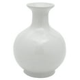 thumbnail image 2 of 12" White Porcelain Vase, 2 of 7