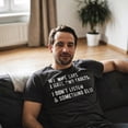 thumbnail image 4 of Mens My Wife Says I Have Two Faults T Shirt I Dont Listen and Something Else Funny Tee Graphic Tees, 4 of 9