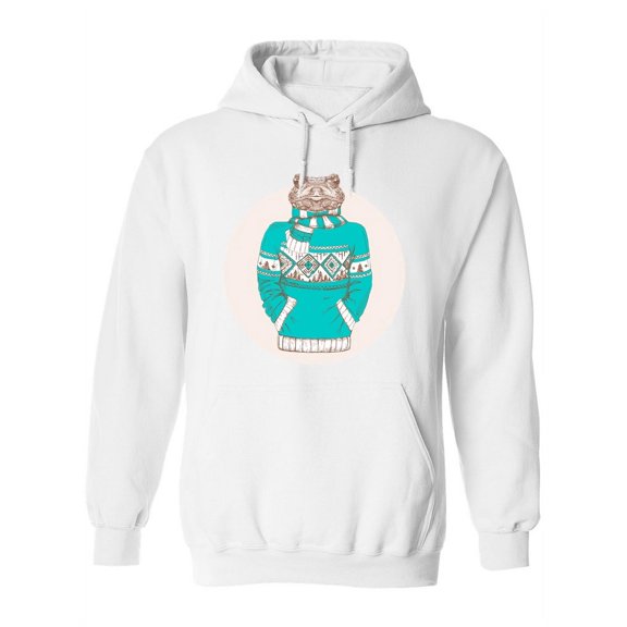 Retro Hipster Fashion Frog Hoodie Women -Image by Shutterstock, Female Small