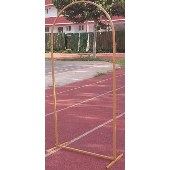 Metal Wedding Arch Backdrop Stand Balloon Arched Frame with Water Injection Base for Ceremony Birthday Party Background Decoration