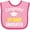 Pink and Fuchsia, variant on Inktastic Congrats My Daddy Graduated with Cap Boys or Girls Baby Bib