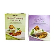 Trader Joe's Raisin Rosemary Crisps and Fig Olive Crisps 2 pack Set
