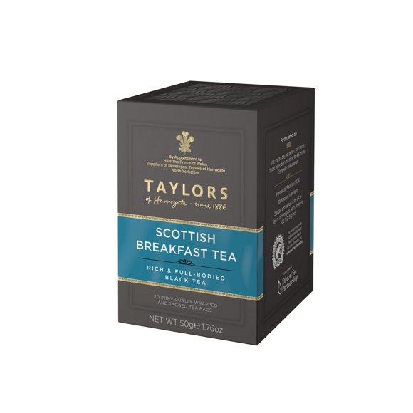 Taylors of Harrogate Scottish Breakfast Black Tea Bags, 50 G