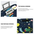 thumbnail image 6 of Wukai Funny Spaceships Elastic Luggage Cover: Personalized Protection for Your Suitcase - Fits 19~29-inch, Washable & Durable Travel Companion-X-Large, 6 of 8